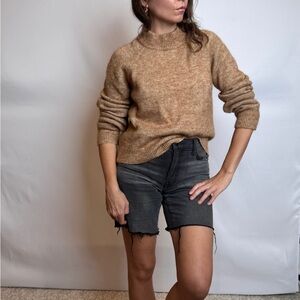 Reserved Wool Blend Sweater in Tan